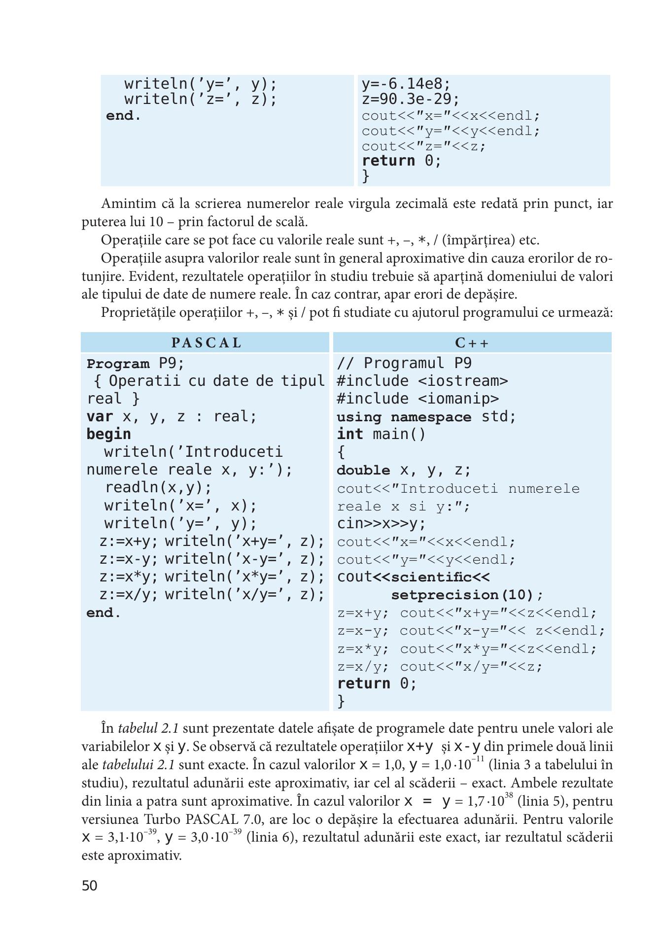 Informatica, Capitolul 2