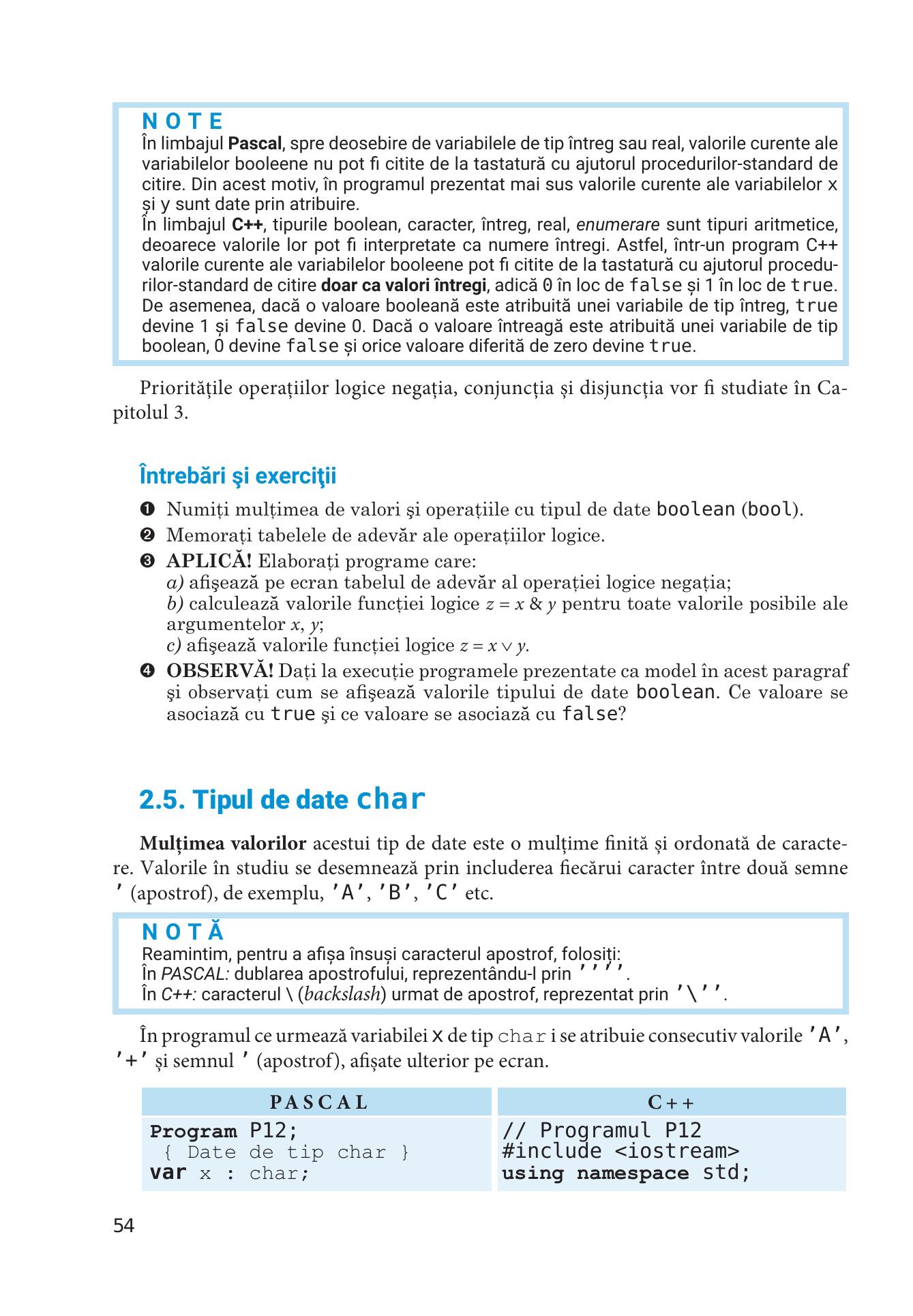 Informatica, Capitolul 2