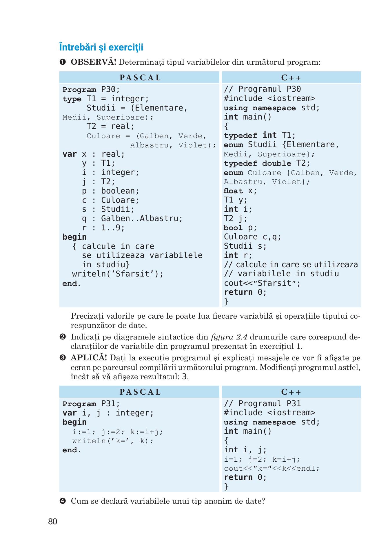 Informatica, Capitolul 2